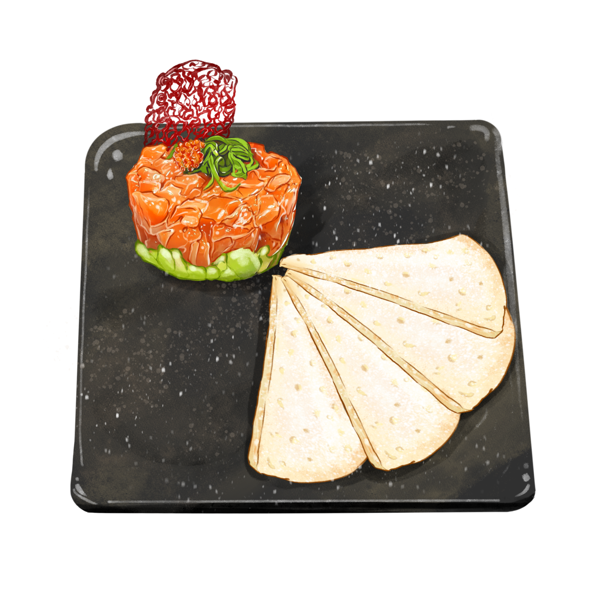 Tartar de salmón y aguacate