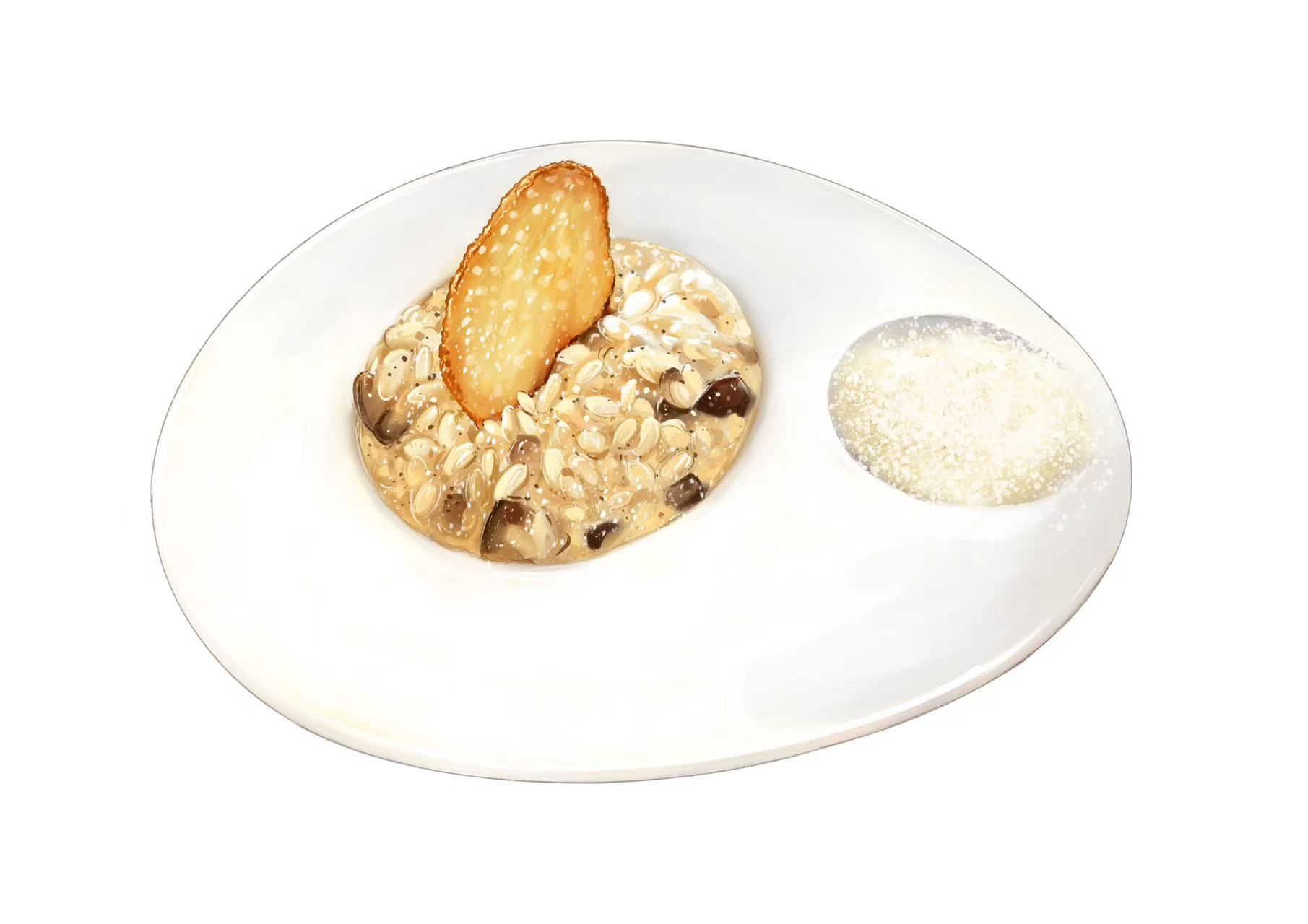 Risotto de boletus y shitake